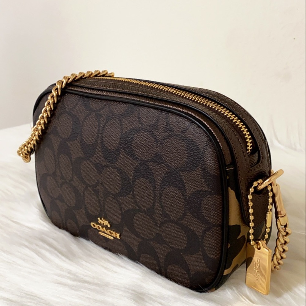 New💃Coach Isla Chain Crossbody Signature Canvas - Picture 3 of 9